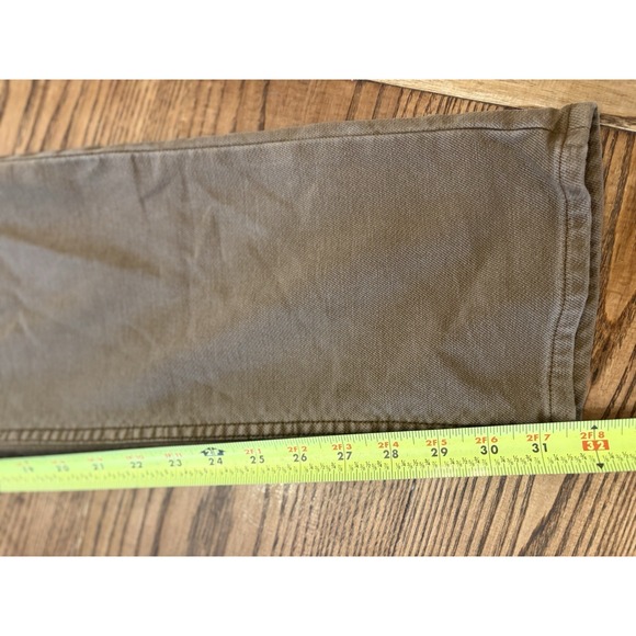 Faherty Men's 36x32 (34x32 Tag) Brown Stretch Terry 5-Pocket Chino Pants - Picture 4 of 9